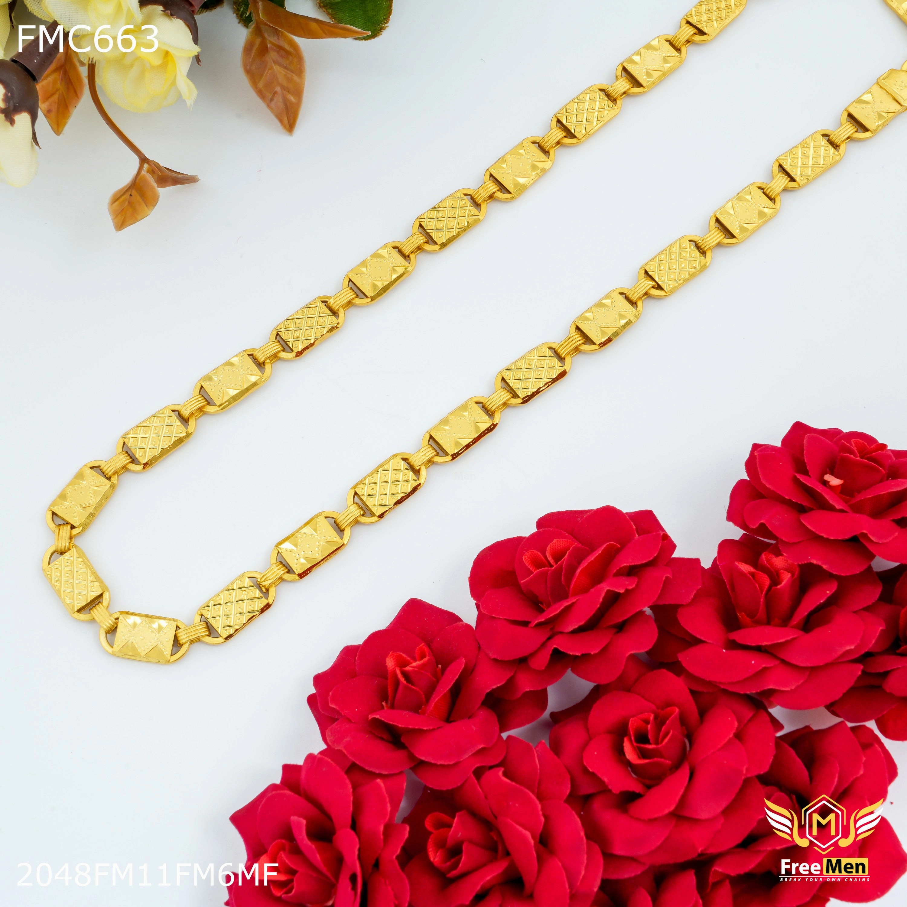 Stylish Craft Freemen Broad Nawabi Chain for Man - FMC663