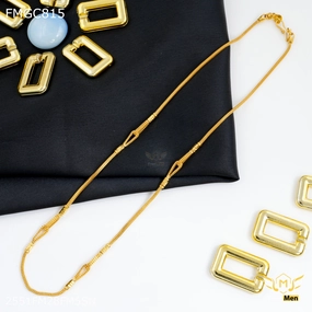 Freemen Designer Box gold plated Chain - FMGC815 Bright Finish Fresh Light