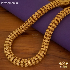 Trend Look Bold Look Freemen Heavy Flower Design chain for Men - FMC40
