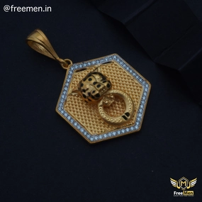 Premium Highlight Freemen Hexagon Jaguar pendent for men - FM158