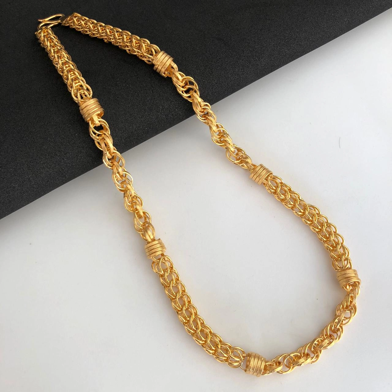 Fashion Fit Freemen Royal 22K Gold plated Chain for men