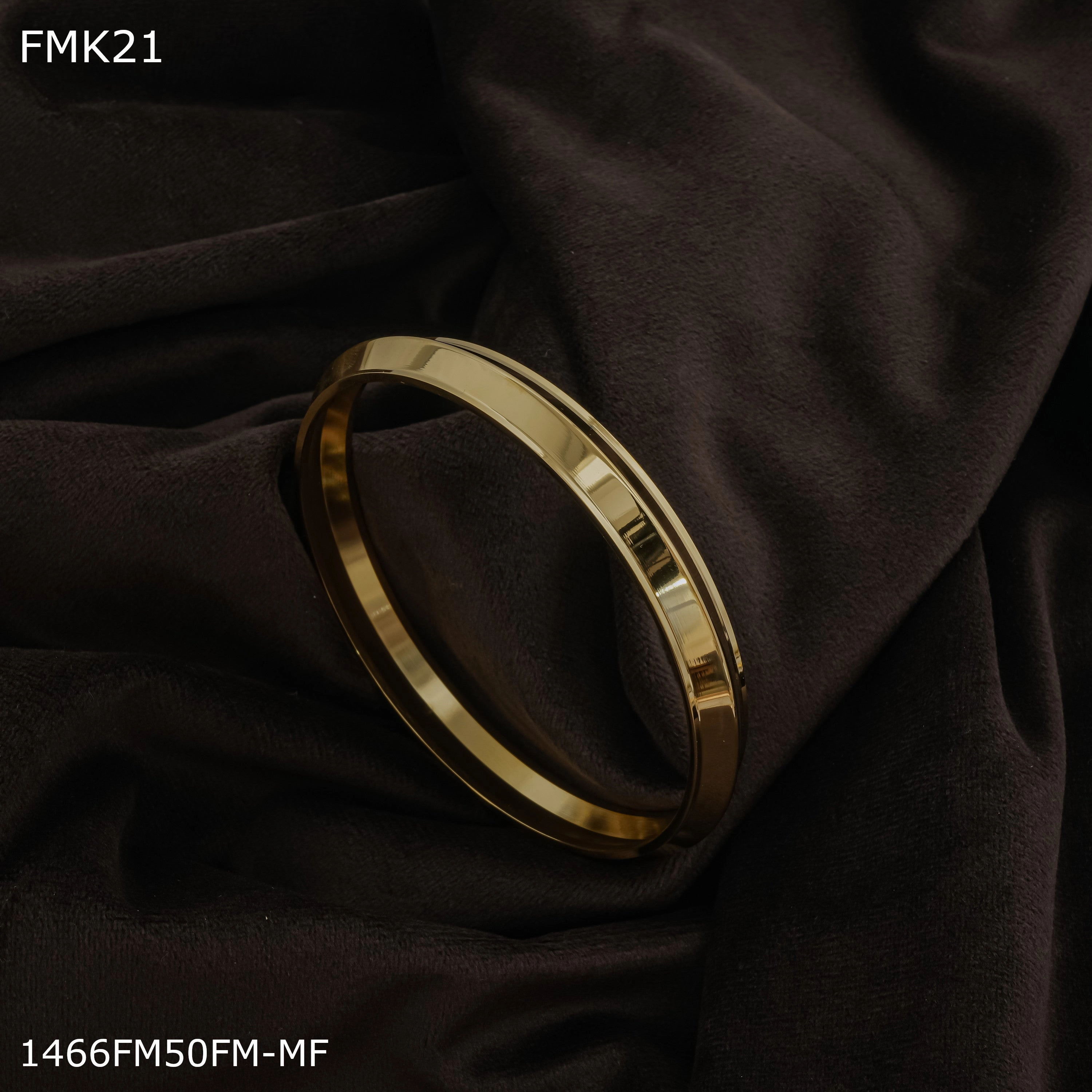 FreeMen Shine golden kada for Men FMK21 Creative Match