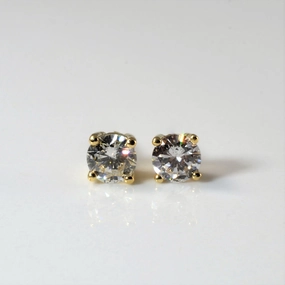 '100 Ways' Diamond Studs | 0.96 ctw | Camera Ready Radiant Shine Finish