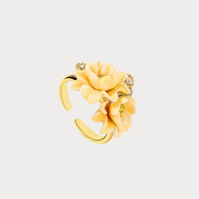 Gardenia Flower Ring Classy Jewelry