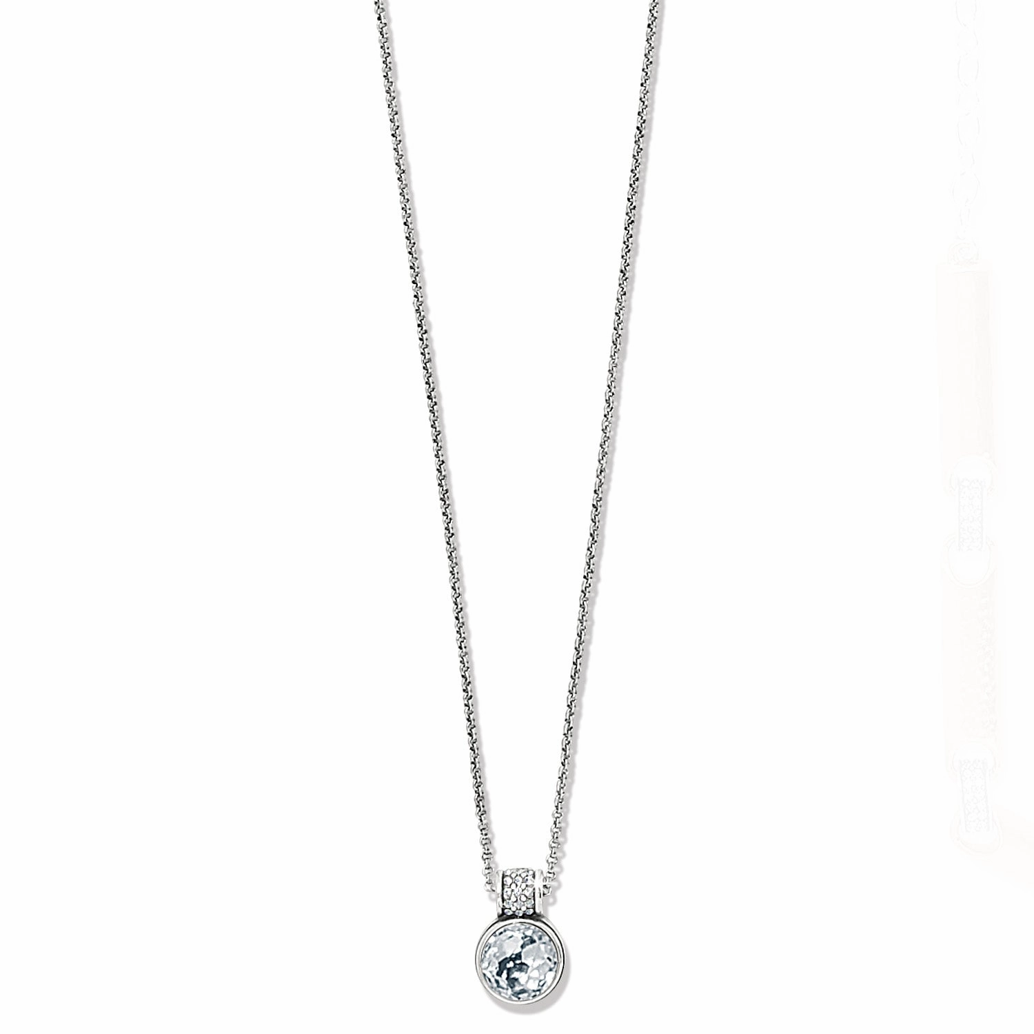 Subtle Twist Brighton Meridian Aurora Crystal Petite Necklace
