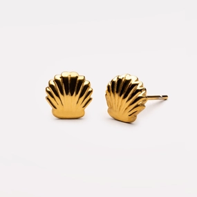 Shell Stud Earrings Exclusive Touch Mood Piece