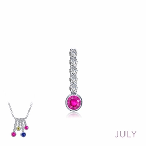 City Look Day To Day July Birthstone Love Pendant