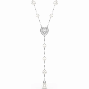 Swarovski Ariana Grande Capsule Collection: Angelic Pearl Y-Necklace Versatile Design