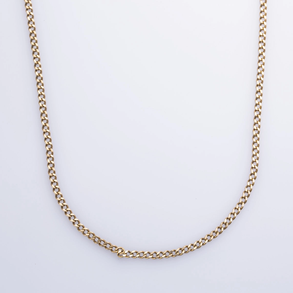 10k Yellow Gold Curb Chain | 23" | Timeless Shape