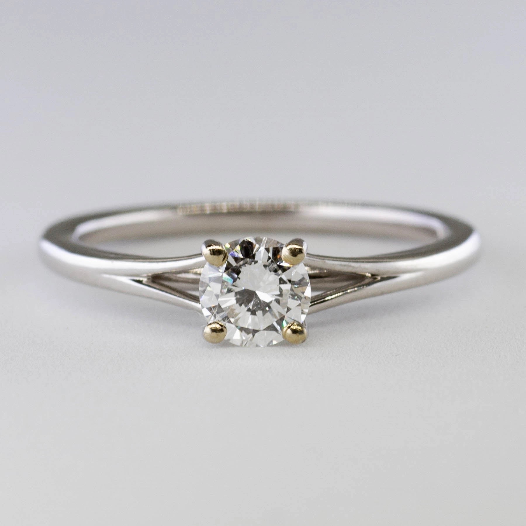 Casual Combo '100 Ways' Split Shank Solitaire Engagement Ring | 0.50ct | SZ 7 |