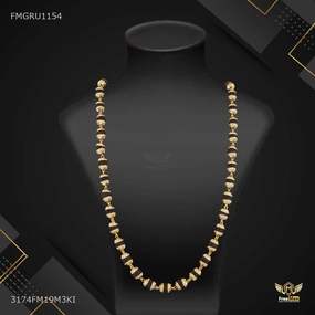 Trendy Layer Golden Cap Designer Rudraksha mala For Men - FMGRU1154