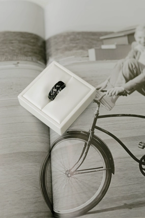 Sunlight Shine Cuban Link Ring ?C Black