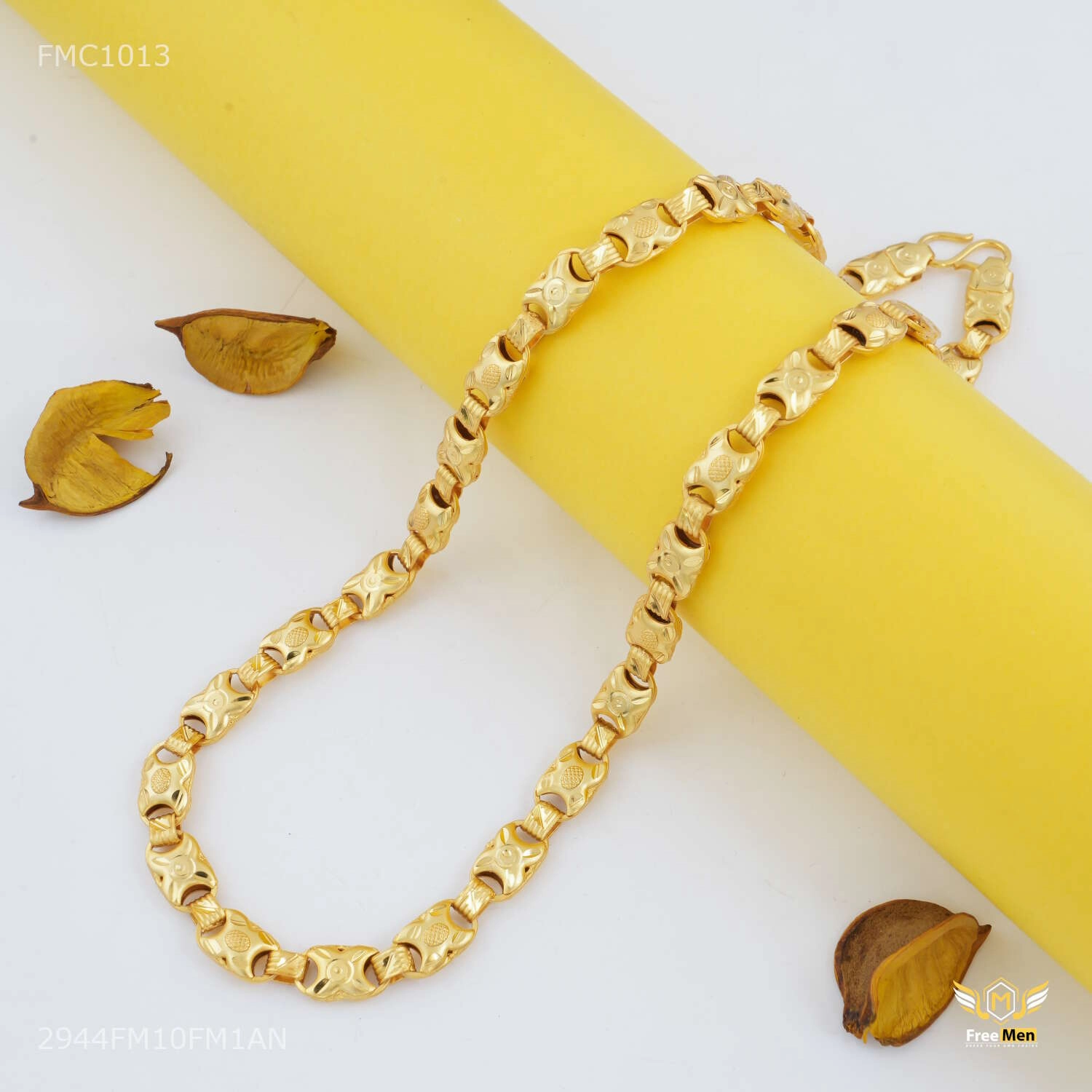 Designer X cut Chain for Man - FMC1013 Minimal Design refined design