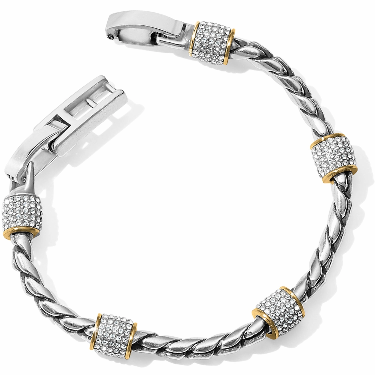 Anniversary Present Expressive Edge Brighton Two-Tone Meridian Bracelet