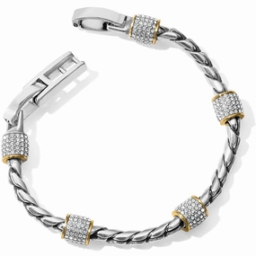 Anniversary Present Expressive Edge Brighton Two-Tone Meridian Bracelet