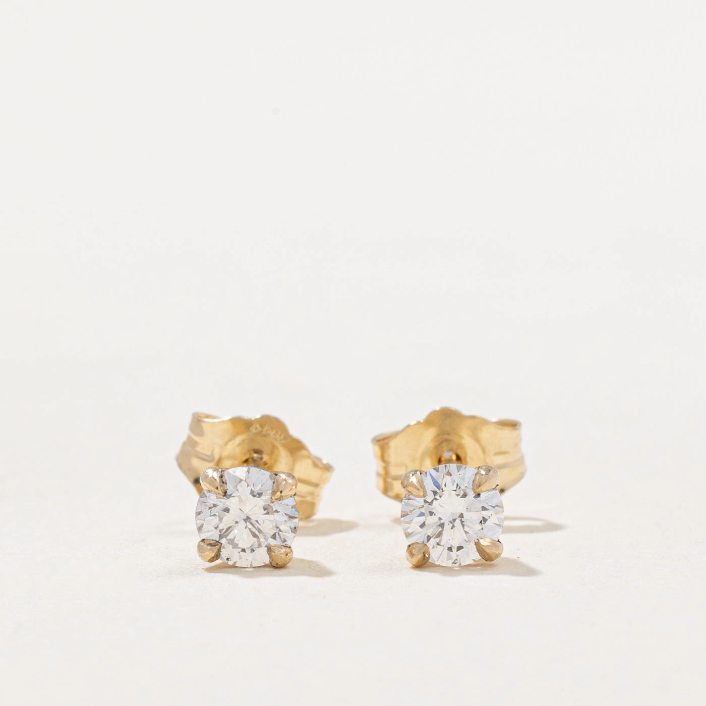 Textured Layers '100 Ways' Diamond Stud Earrings | 0.45ctw |