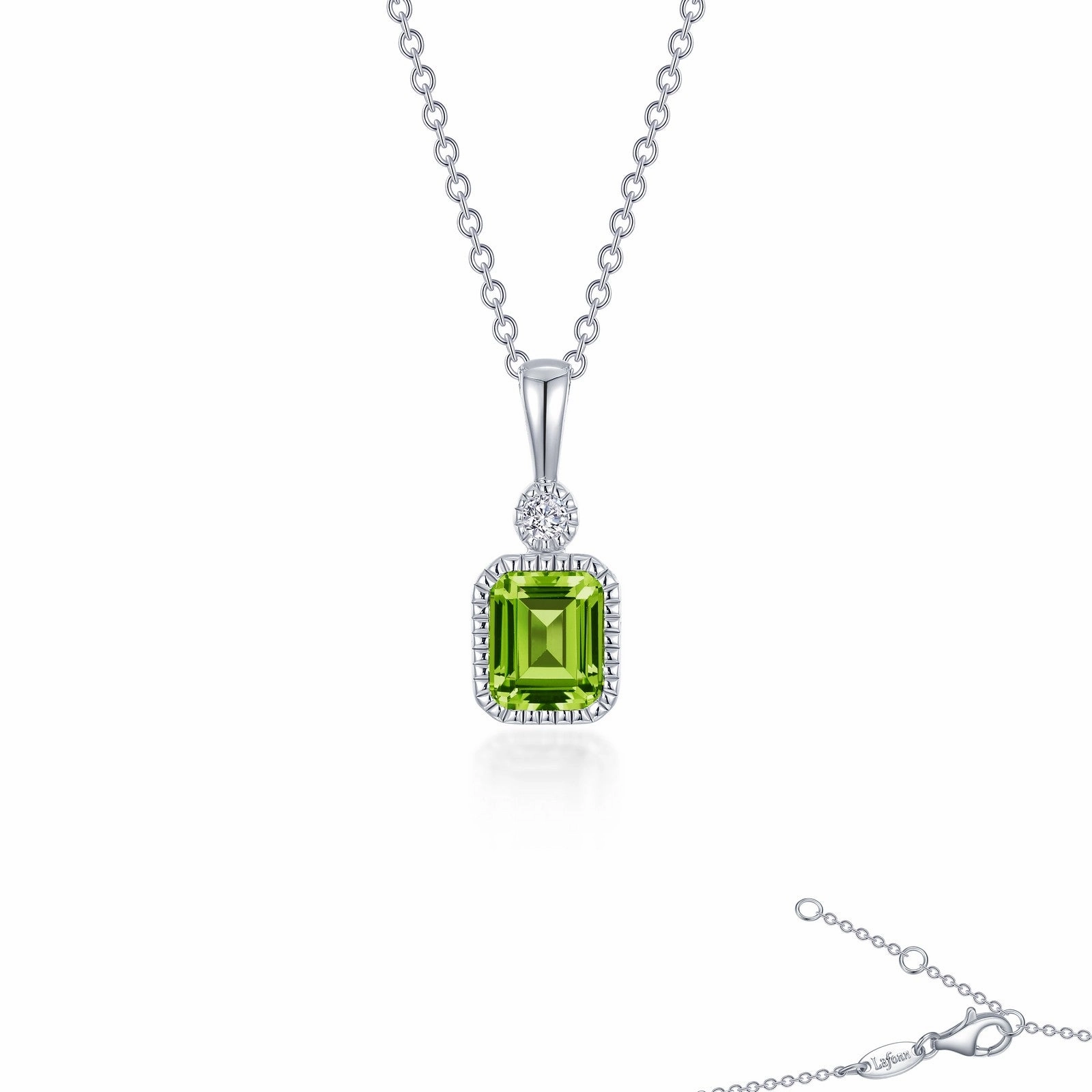 Light tone Lafonn August Birthstone Pendant