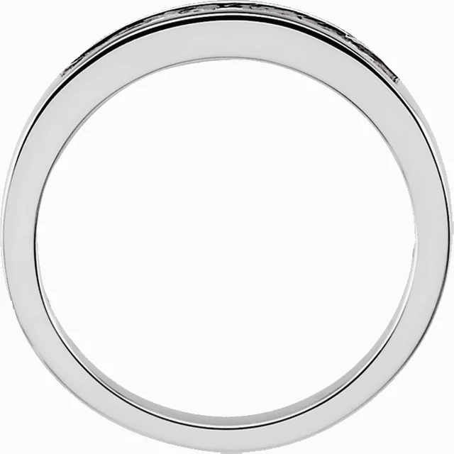 14K Yellow 1/4 CTW Diamond Anniversary Band Size 6 Contemporary Touch Glam Accent