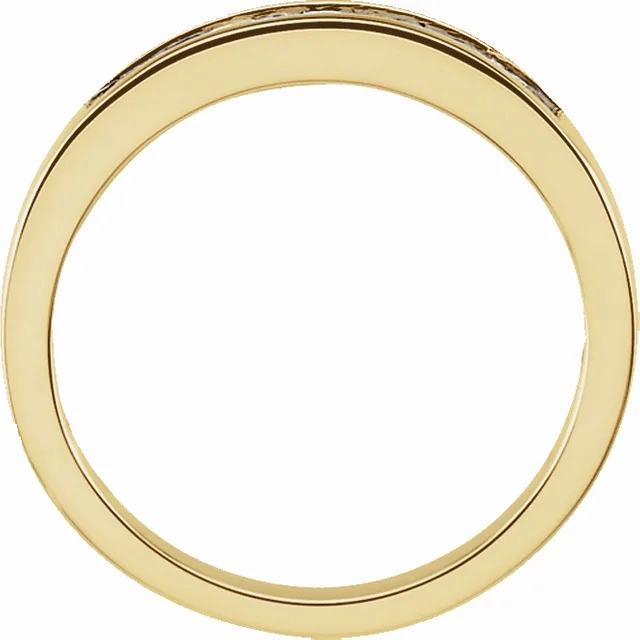 Bold Glint 14K Yellow 1/4 CTW Diamond Anniversary Band Size 6