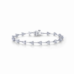Statement Feature Heart Station Bracelet