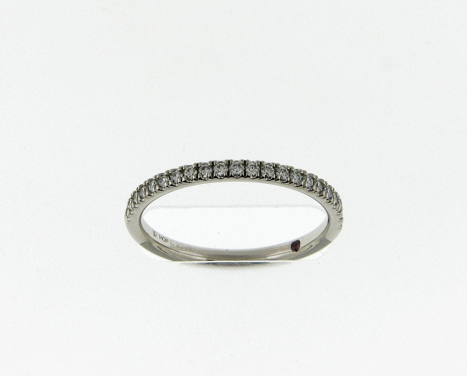 Hearts On Fire Half Anniversary Diamond Wedding Ring in Platinum (0.16ctw) Classic Decoration