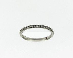 Hearts On Fire Half Anniversary Diamond Wedding Ring in Platinum (0.16ctw) Classic Decoration