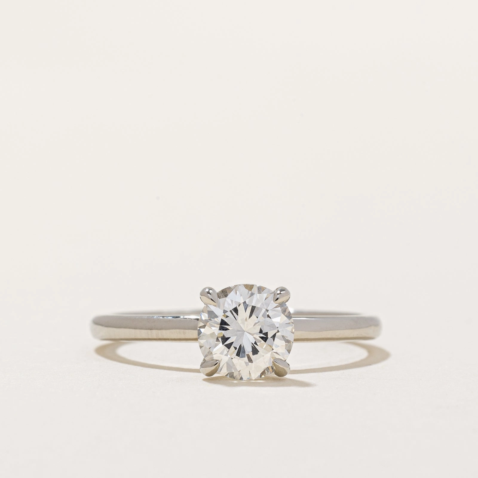 Runway Inspired Shiny Embellishments '100 Ways' Diamond High Set Engagement Ring | 0.99ct | SZ 6.75 |