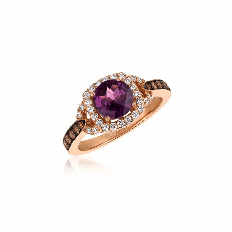Exquisite Craft Le Vian Chocolatier?  Raspberry Rhodolite? Ring
