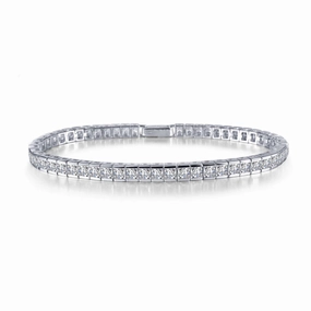 Princess-Cut Tennis Bracelet Ethereal Vibe Fashionable Shine