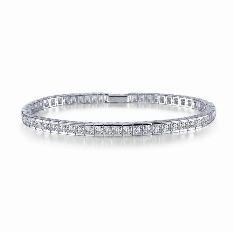 Princess-Cut Tennis Bracelet Ethereal Vibe Fashionable Shine