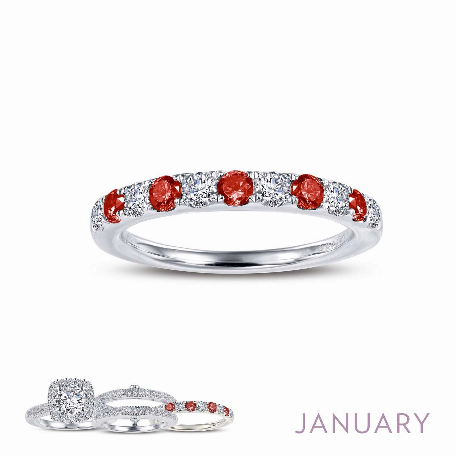 Lafonn January Birthstone Stackable Ring Finest Highlight