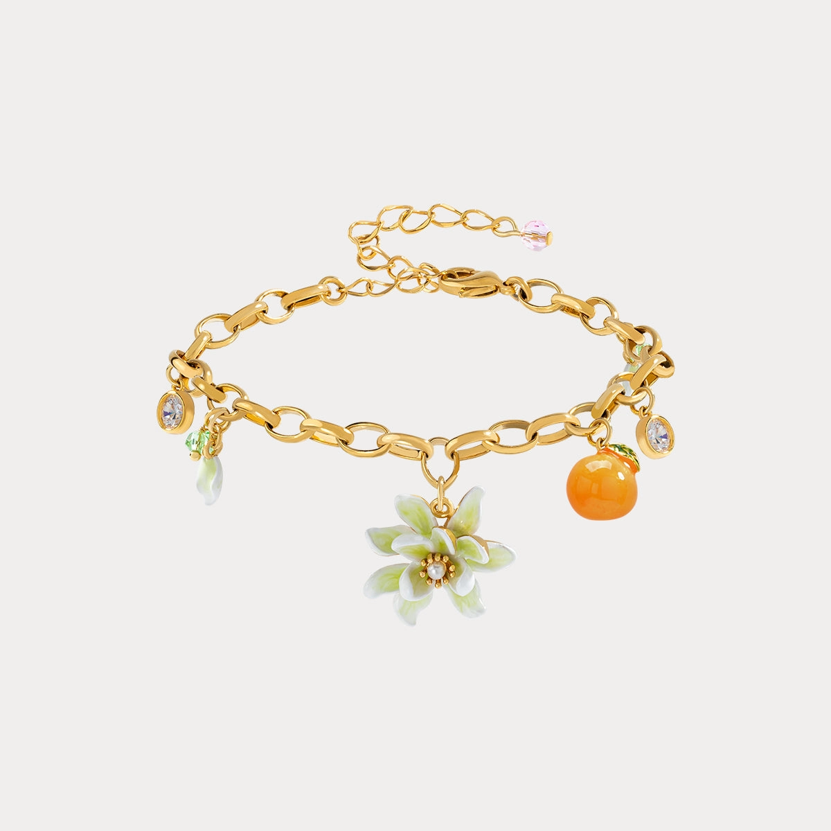 Premium Choice Orange Flower Bracelet
