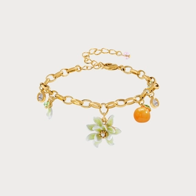 Premium Choice Orange Flower Bracelet