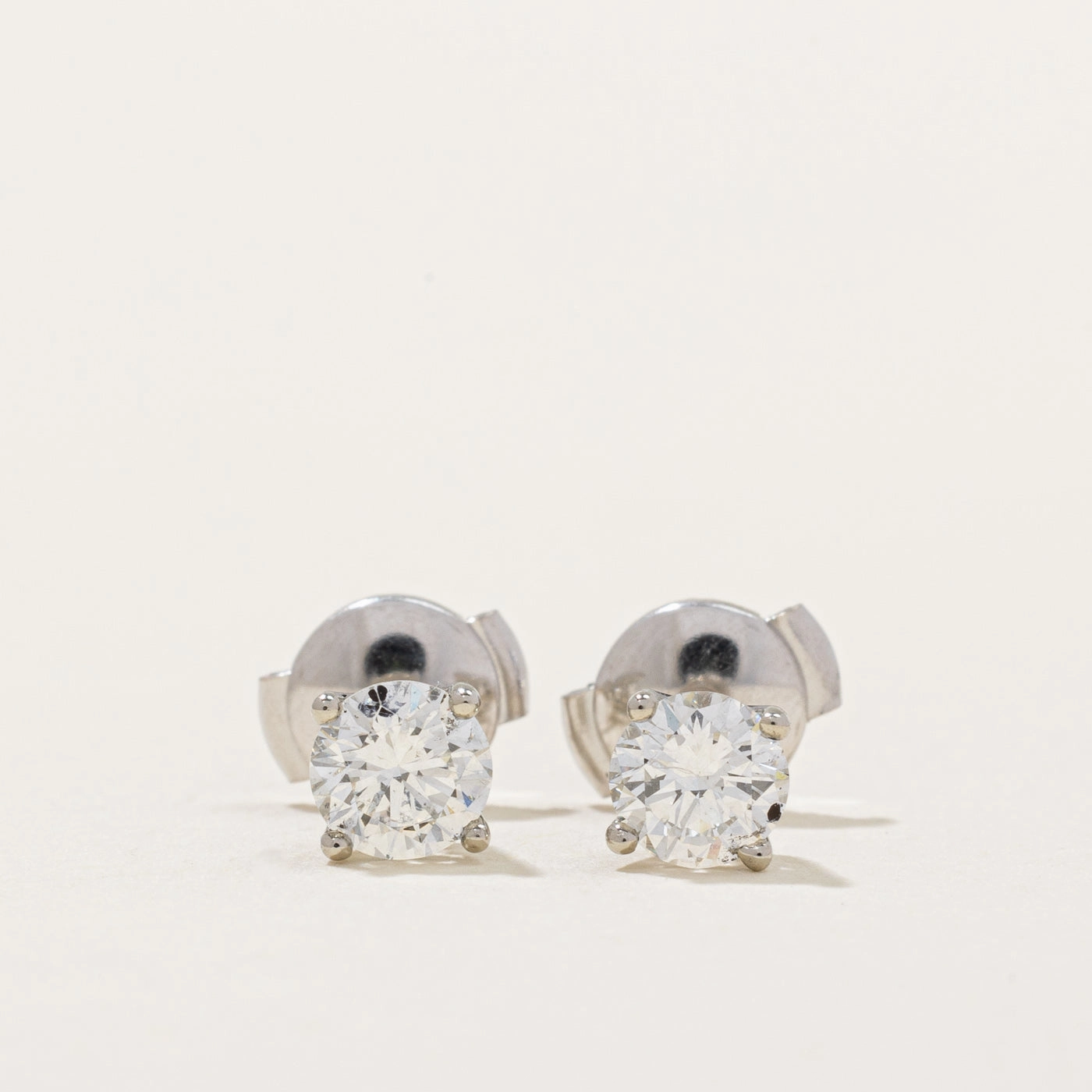 100 Ways' GIA Certified Diamond Stud Earrings | 0.88ctw SI1/SI2 F | Everyday Glow