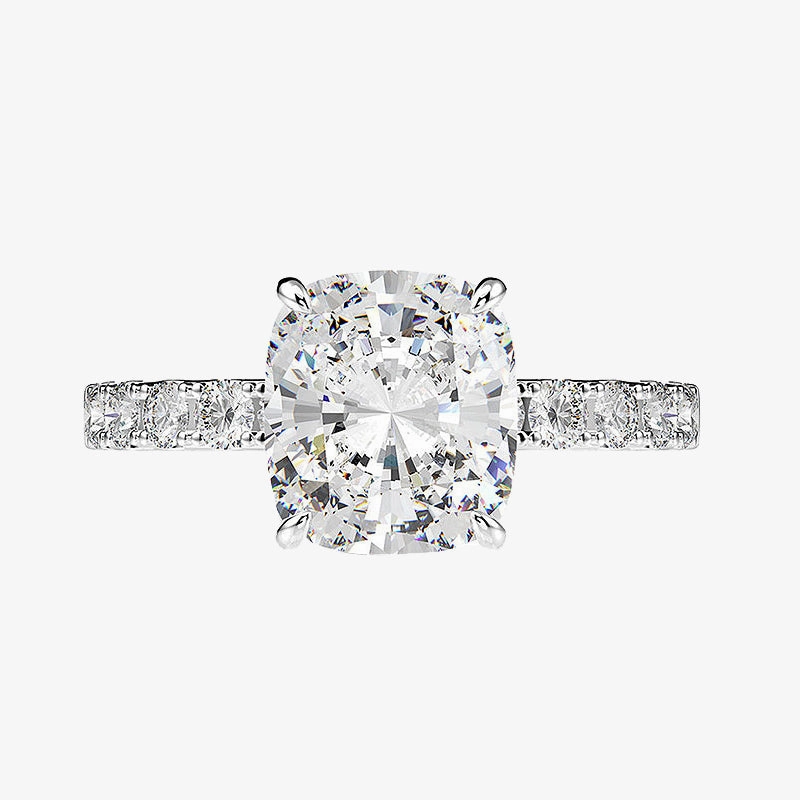 Fun Gift 2CT Round Engagement CZ Ring