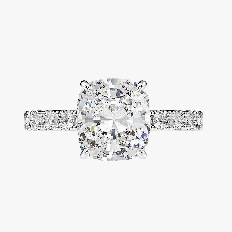 2CT Round Engagement CZ Ring Wedding Keepsake