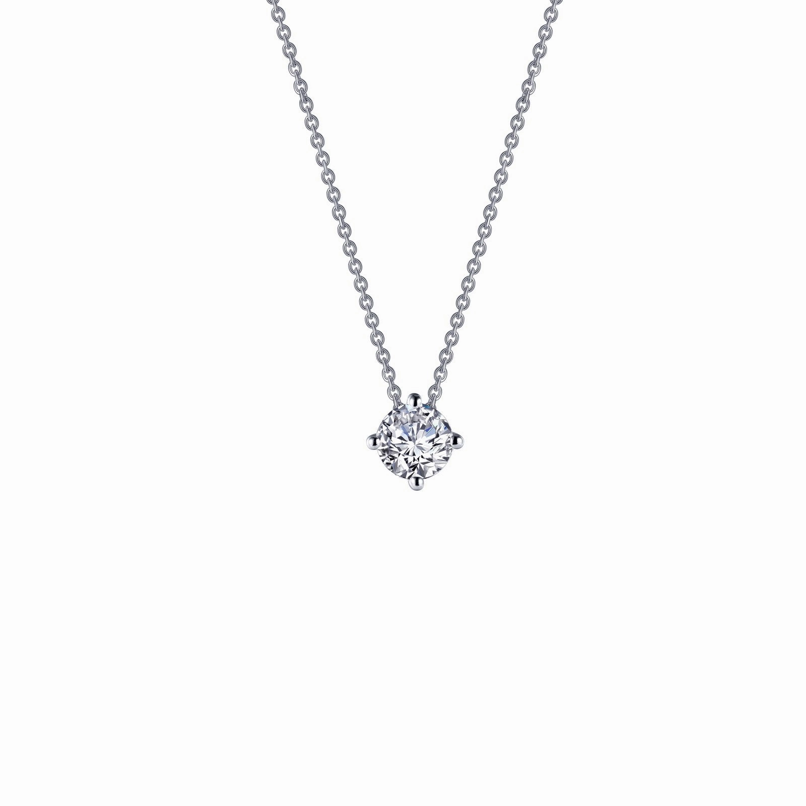 Wedding Style Lafonn 0.50ctw Round Solitaire Necklace