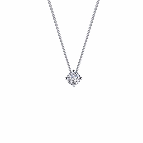 Wedding Style Lafonn 0.50ctw Round Solitaire Necklace