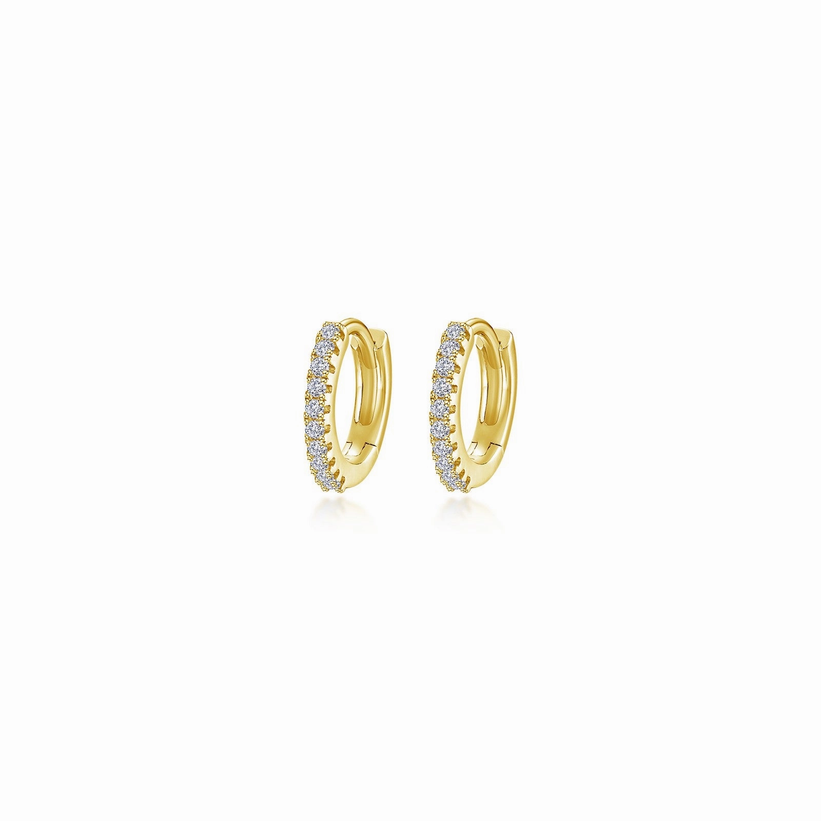 Lafonn 13.5mm Huggie Hoop Earrings Minimal Form
