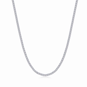 Lafonn 14.50ctw Simulated Diamond Rivera Tennis Necklace Sculptural Feel