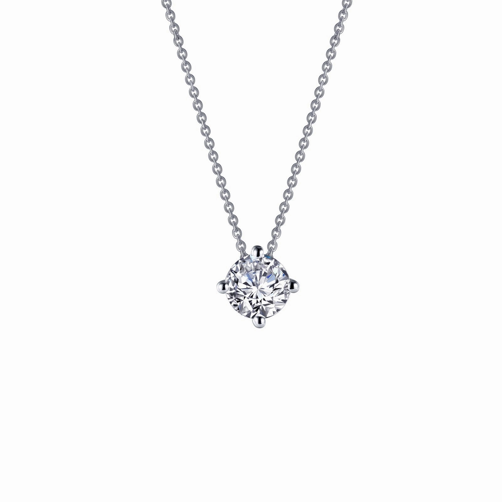 Lafonn 1.25ctw Round Solitaire Necklace Glow Mode Luxury Sparkle