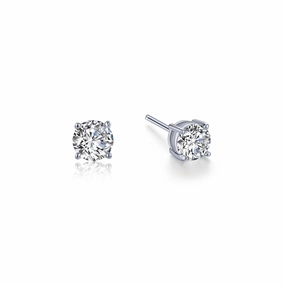 Layered Texture Timeless Gems Lafonn 1/2ctw Simulated Diamond Stud Earrings