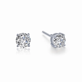 Office Wear Bold Lines Lafonn 1.50ctw Simulated Diamond Stud Earrings