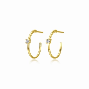 Versatile Sparkle Graceful Vibe Lafonn 25mm Hoop Earrings