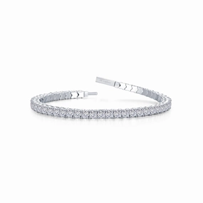 Lafonn 8ctw Flexible Tennis Bracelet, 6.8" Elegant Outfit Simple Elegance