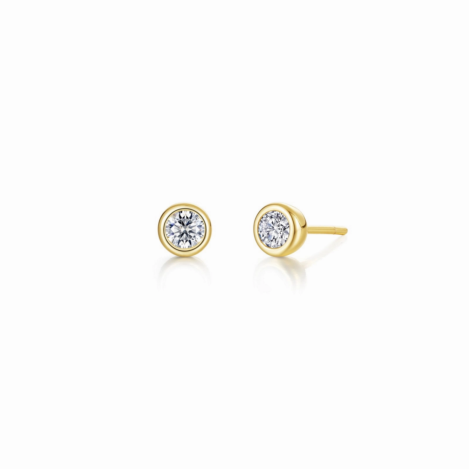 Modern Fashion Graceful Accent Lafonn April Bezel Birthstone Earrings
