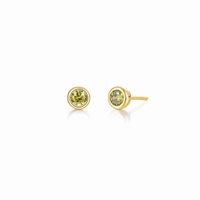 Lafonn August Bezel Birthstone Earrings Smart Finish Modern Flow