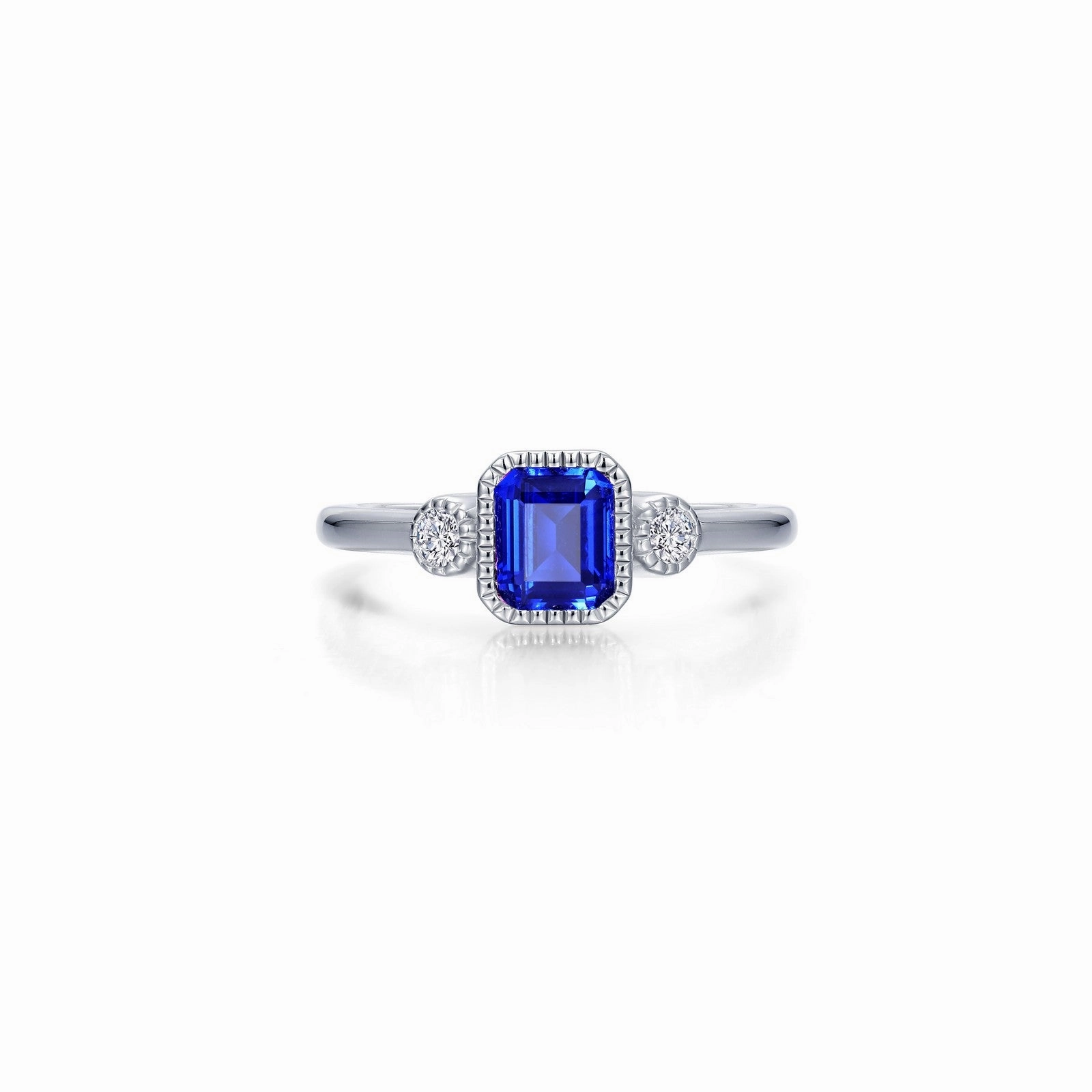 Quiet Shine Lafonn Bezel-Set Birthstone Ring - September
