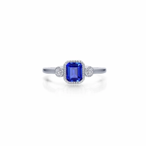 Quiet Shine Lafonn Bezel-Set Birthstone Ring - September