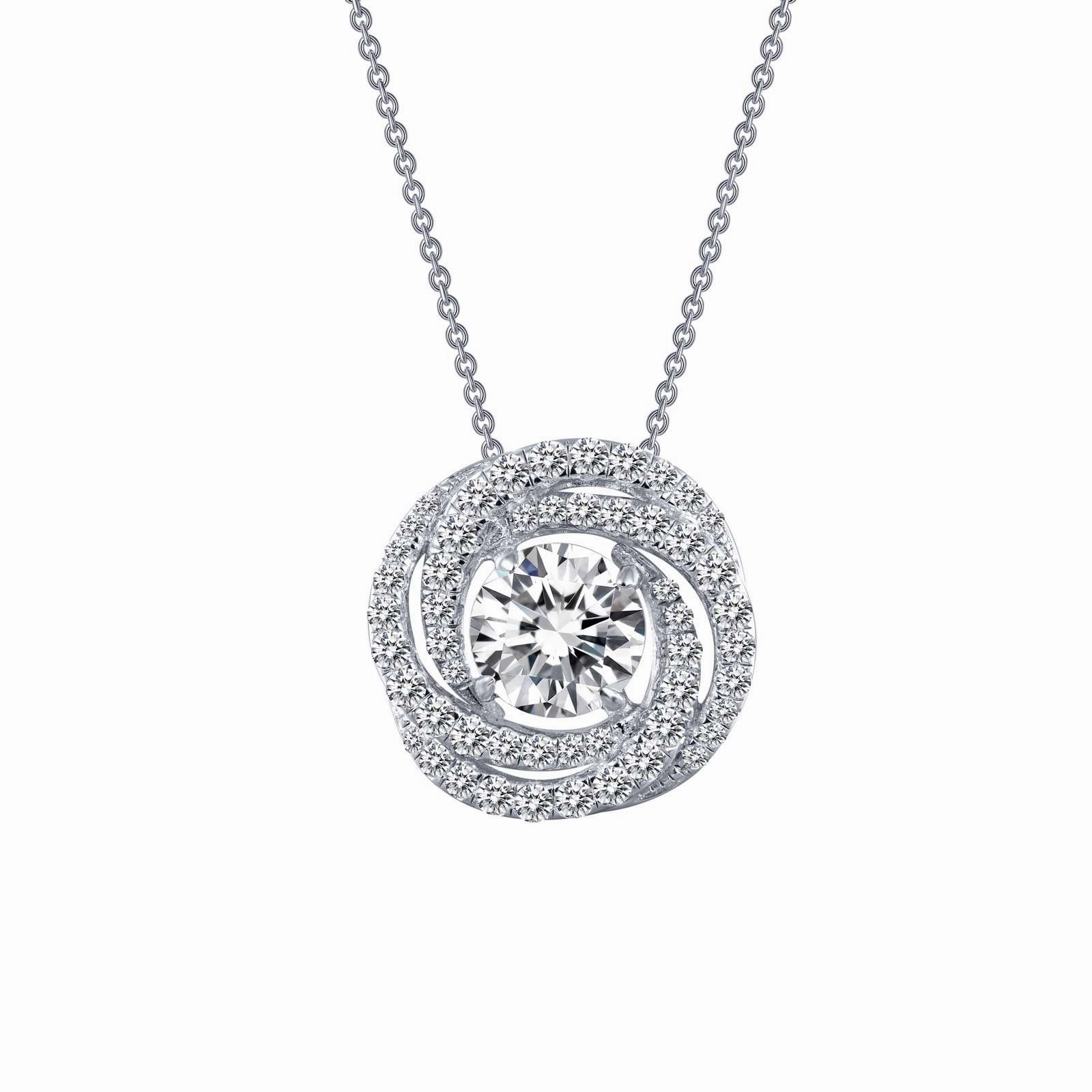 Elegant Features Lafonn Circle Knot Pendant Necklace